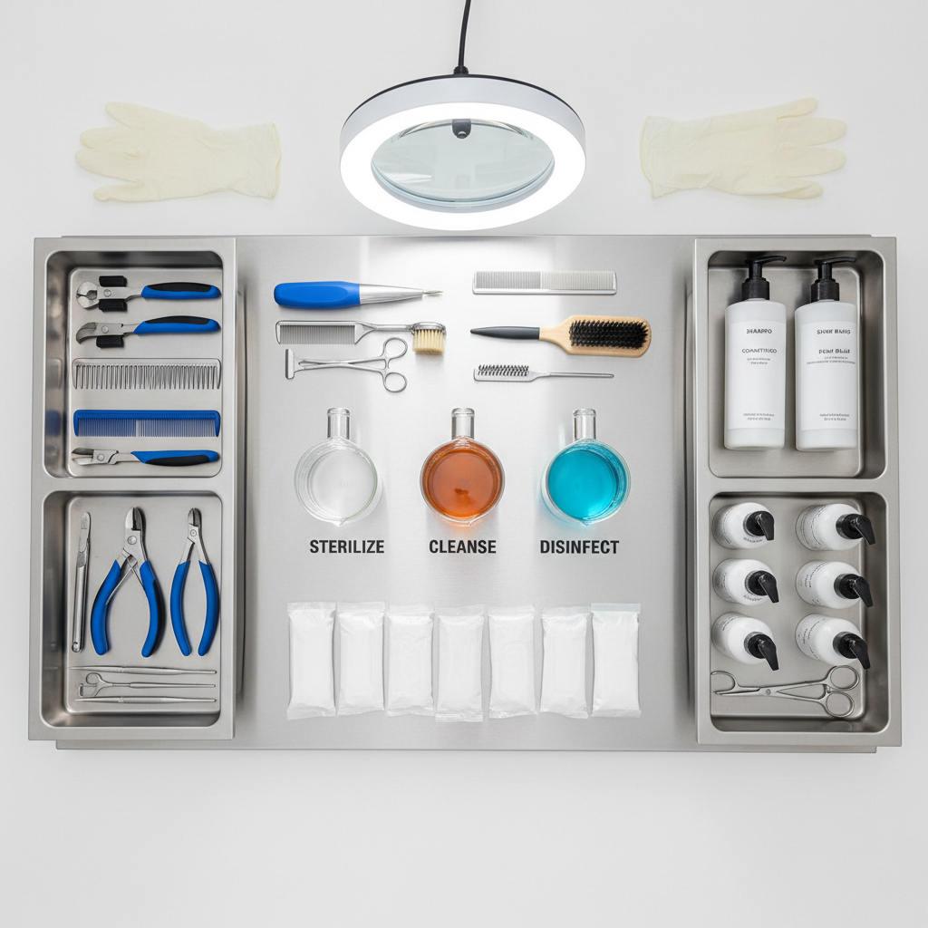pet grooming preparation