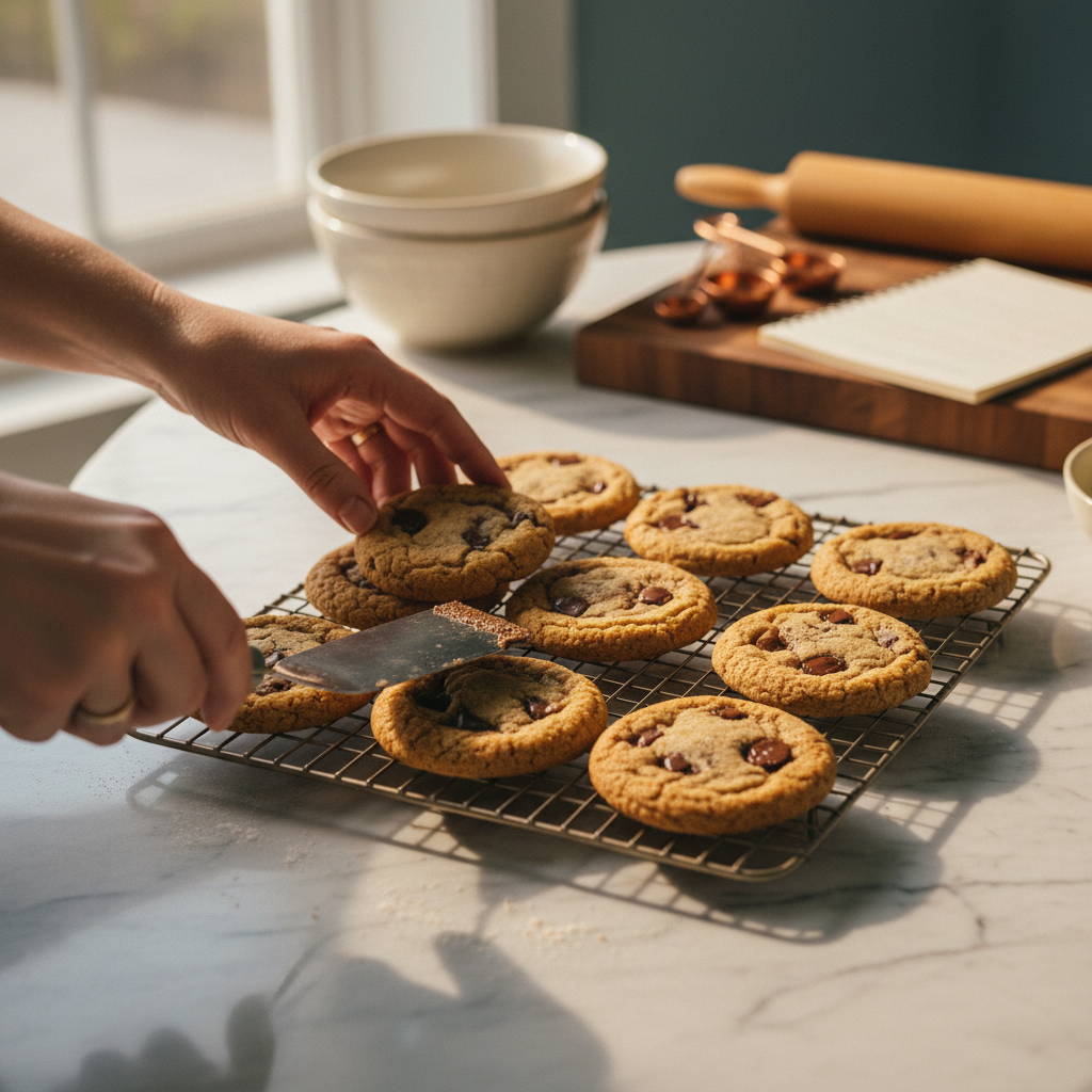 sugar cookies baking
