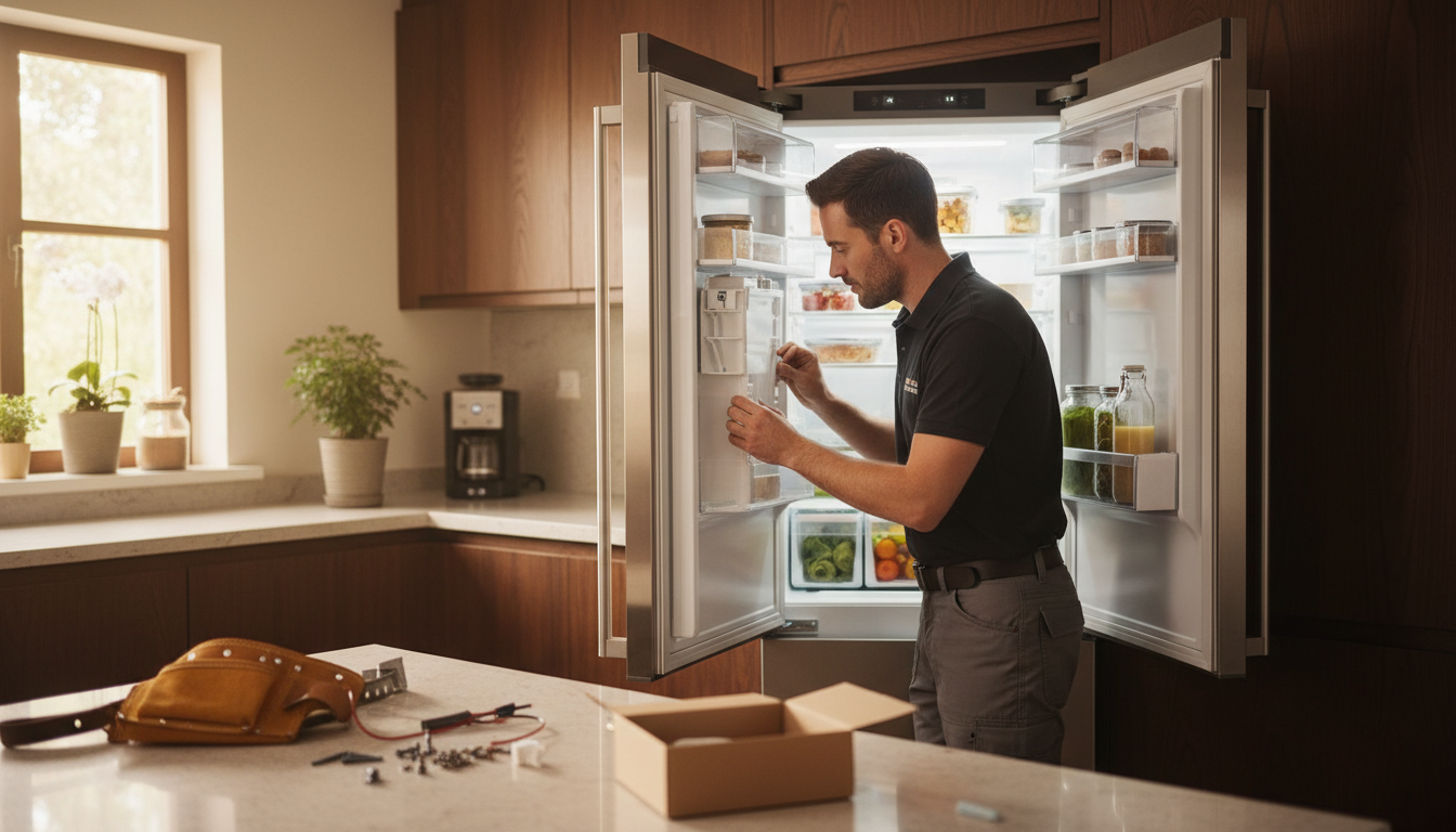 fixing refrigerator leak
