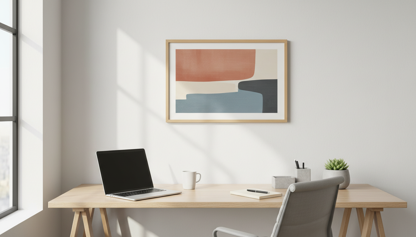 winter office decor