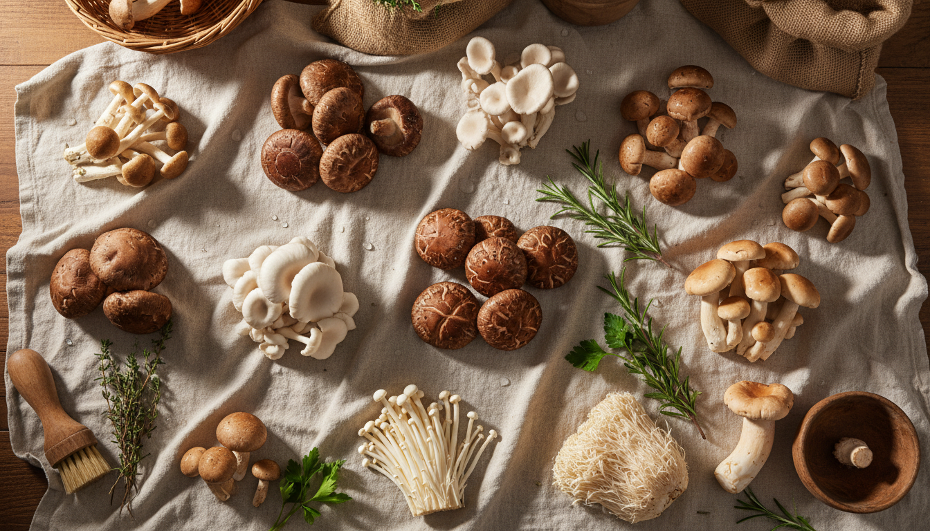 local market mushrooms
