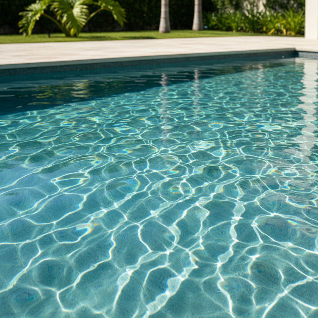 clean swimming pool