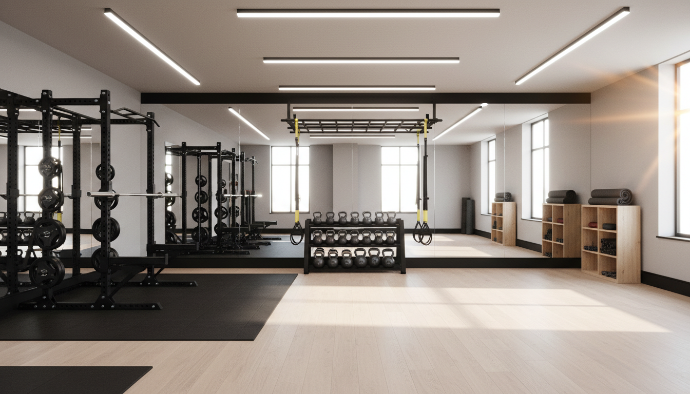 fitness studio mirrors