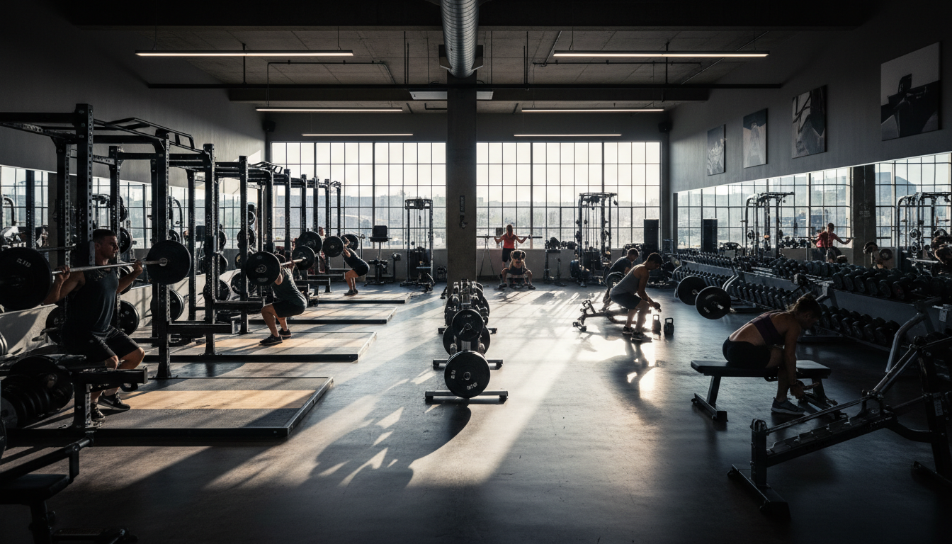 modern gym equipment