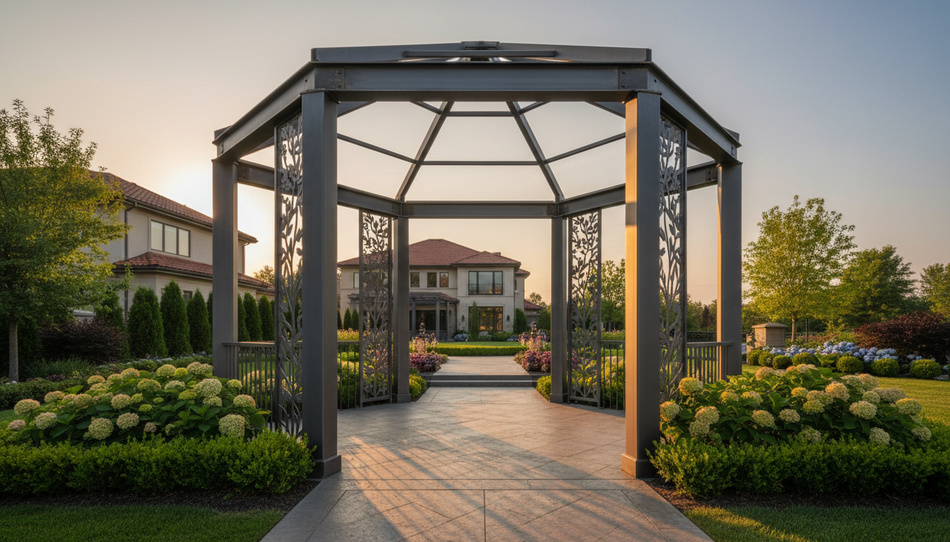 outdoor metal fixtures