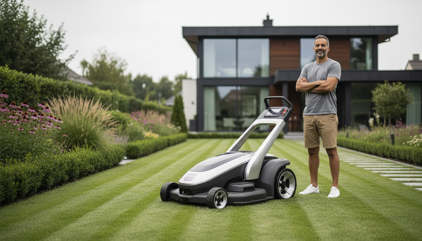 modern lawn tools