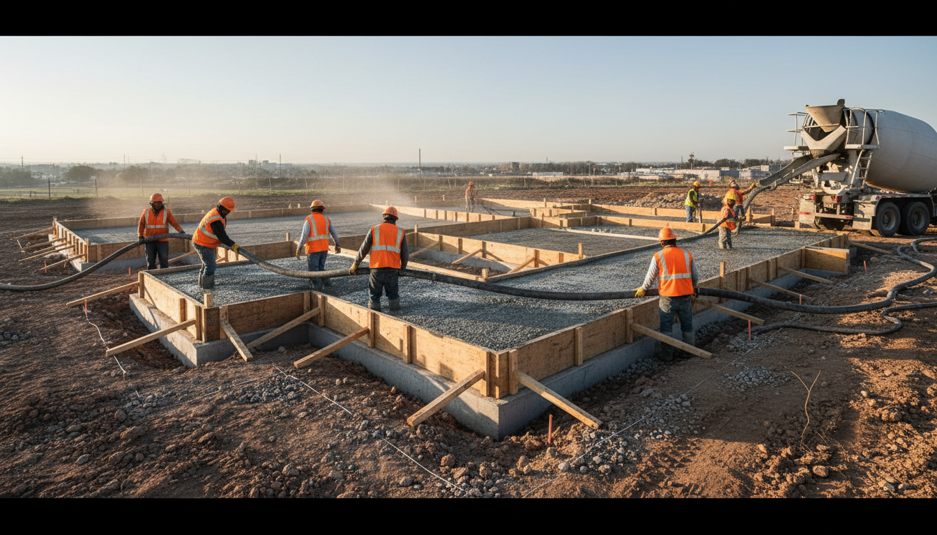 concrete foundation