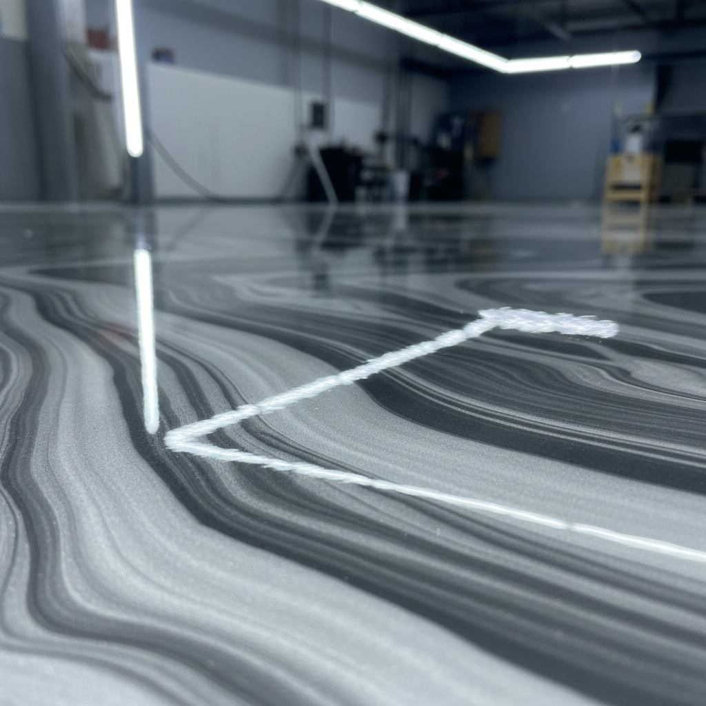 shiny floor