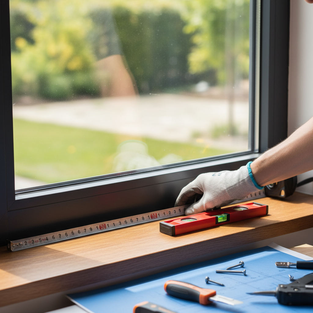 window fitting process