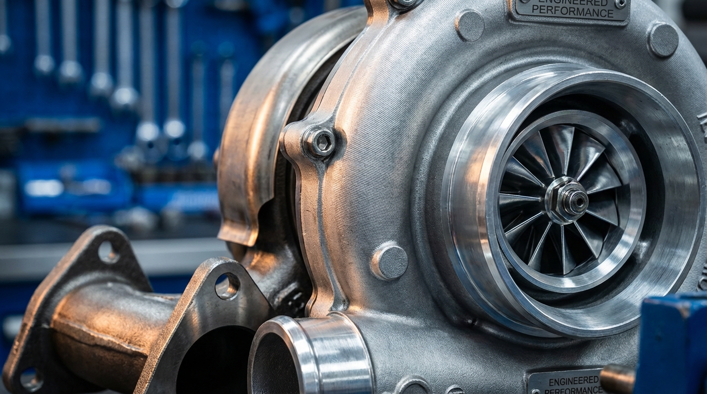 car engine closeup