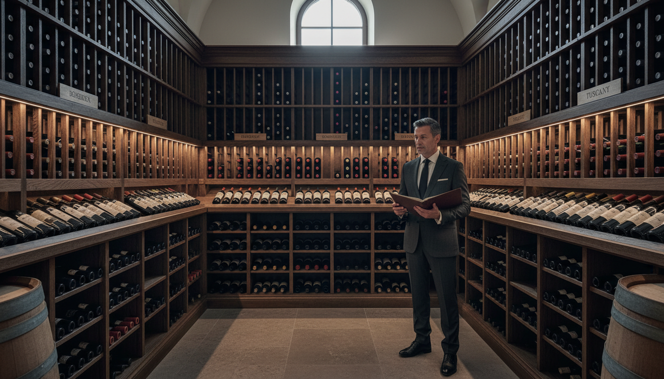 wine bottles collection