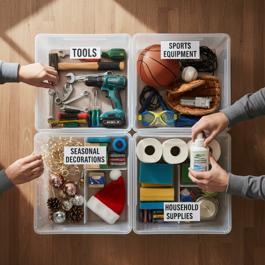 organizing items