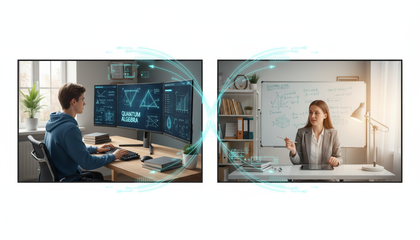 tutoring platform interface