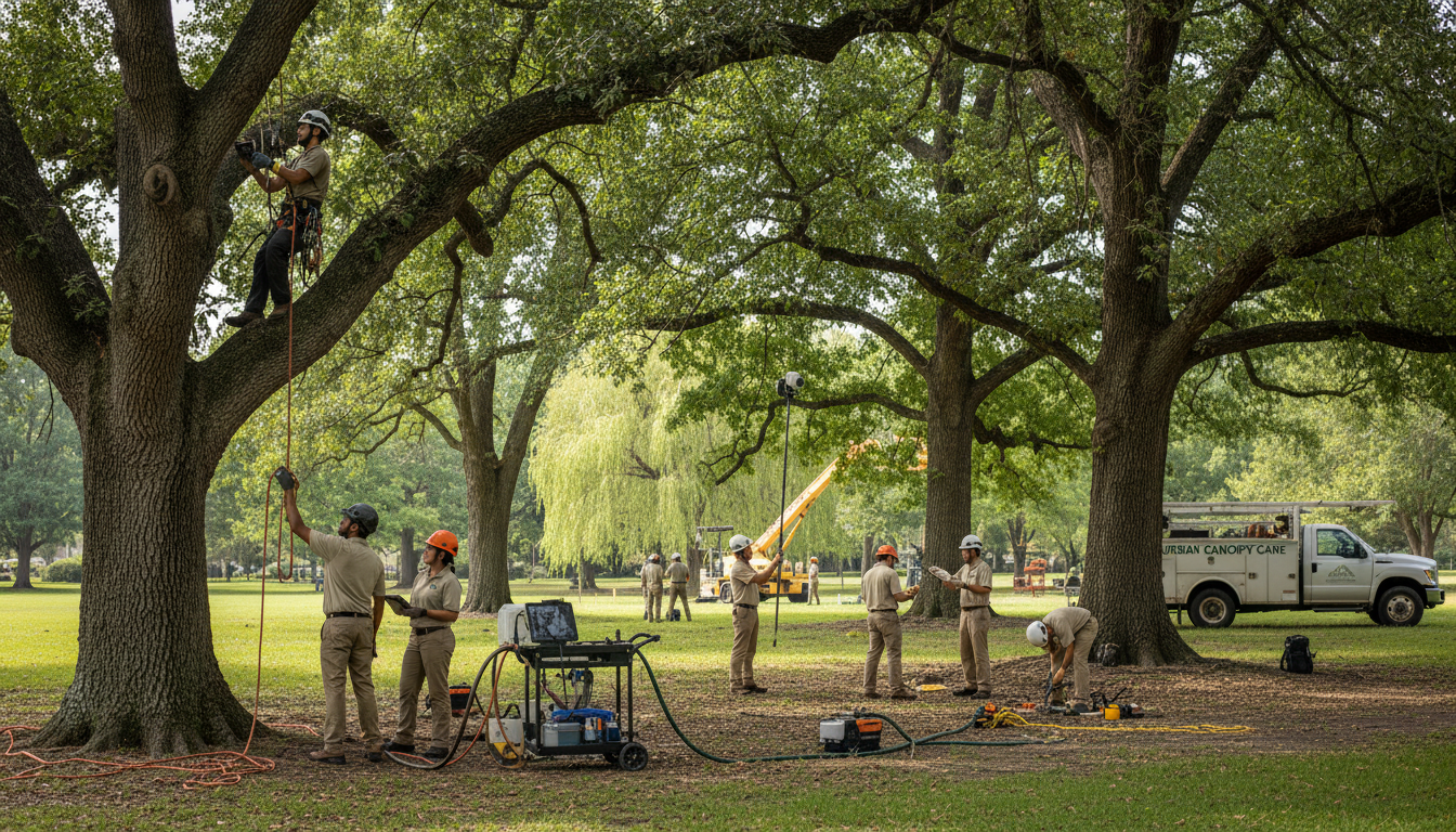 community park trees