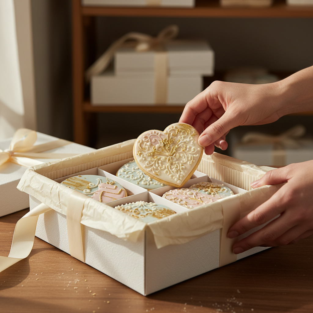 gift box cookies