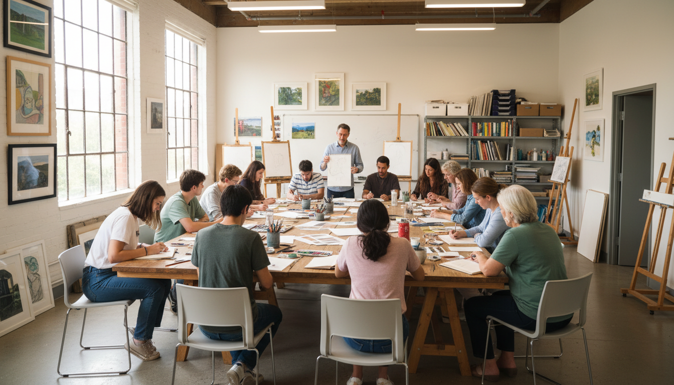 art students