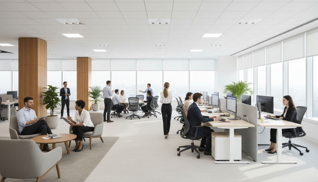modern office plant