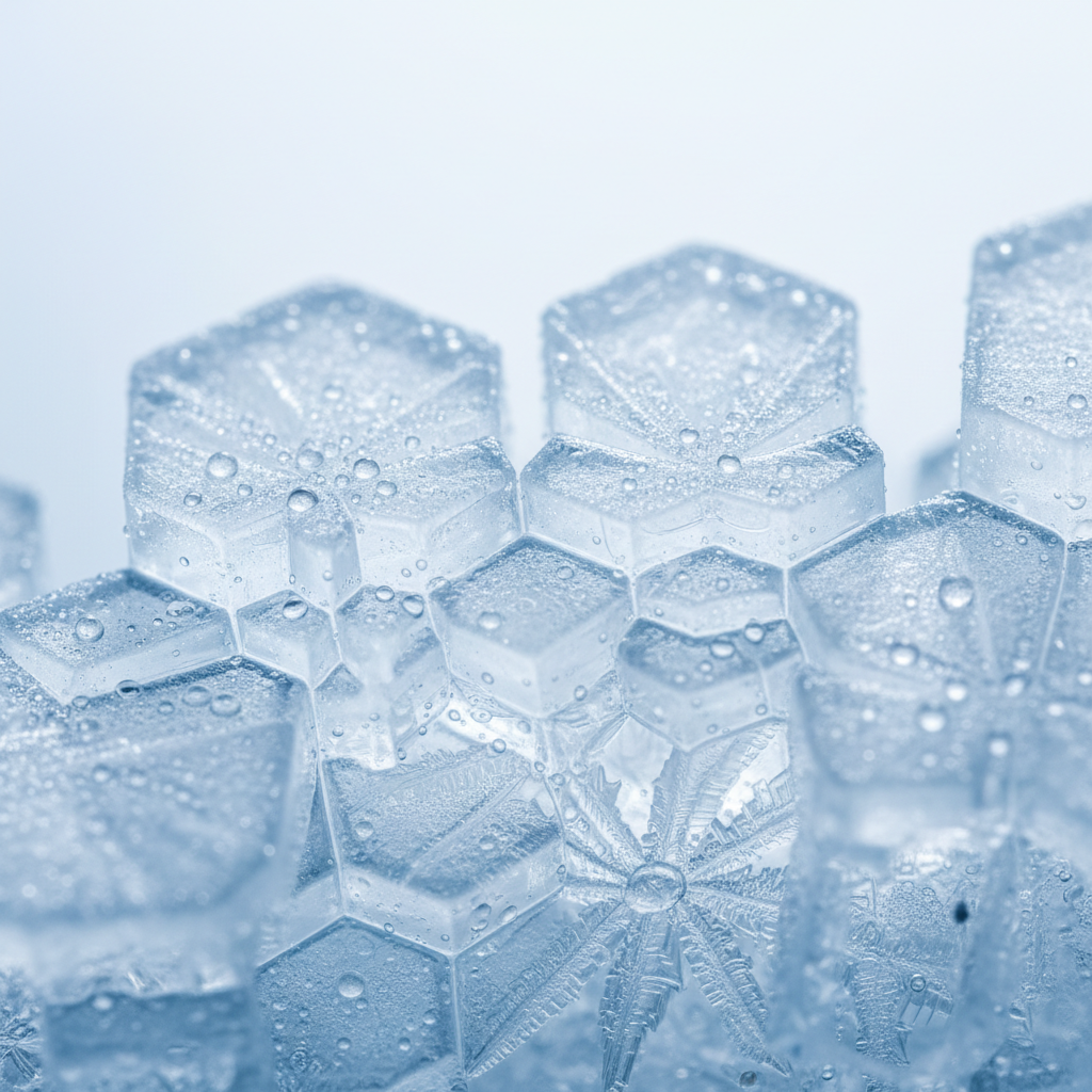 snowflakes microscope