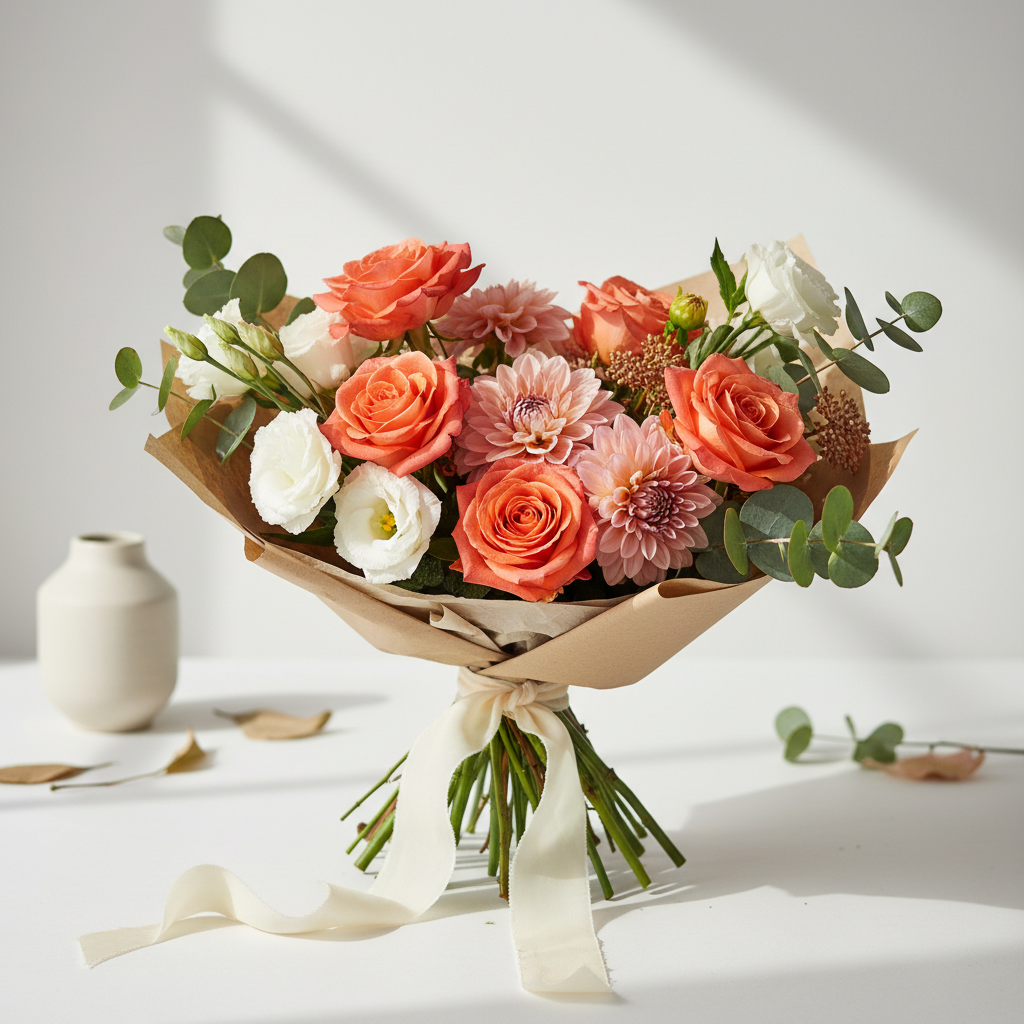dried flower bouquet
