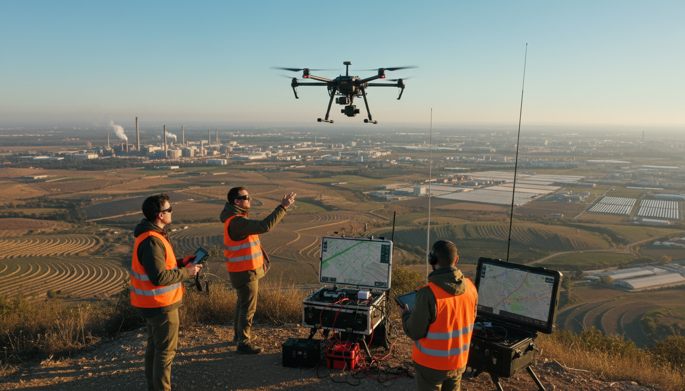 drone surveying
