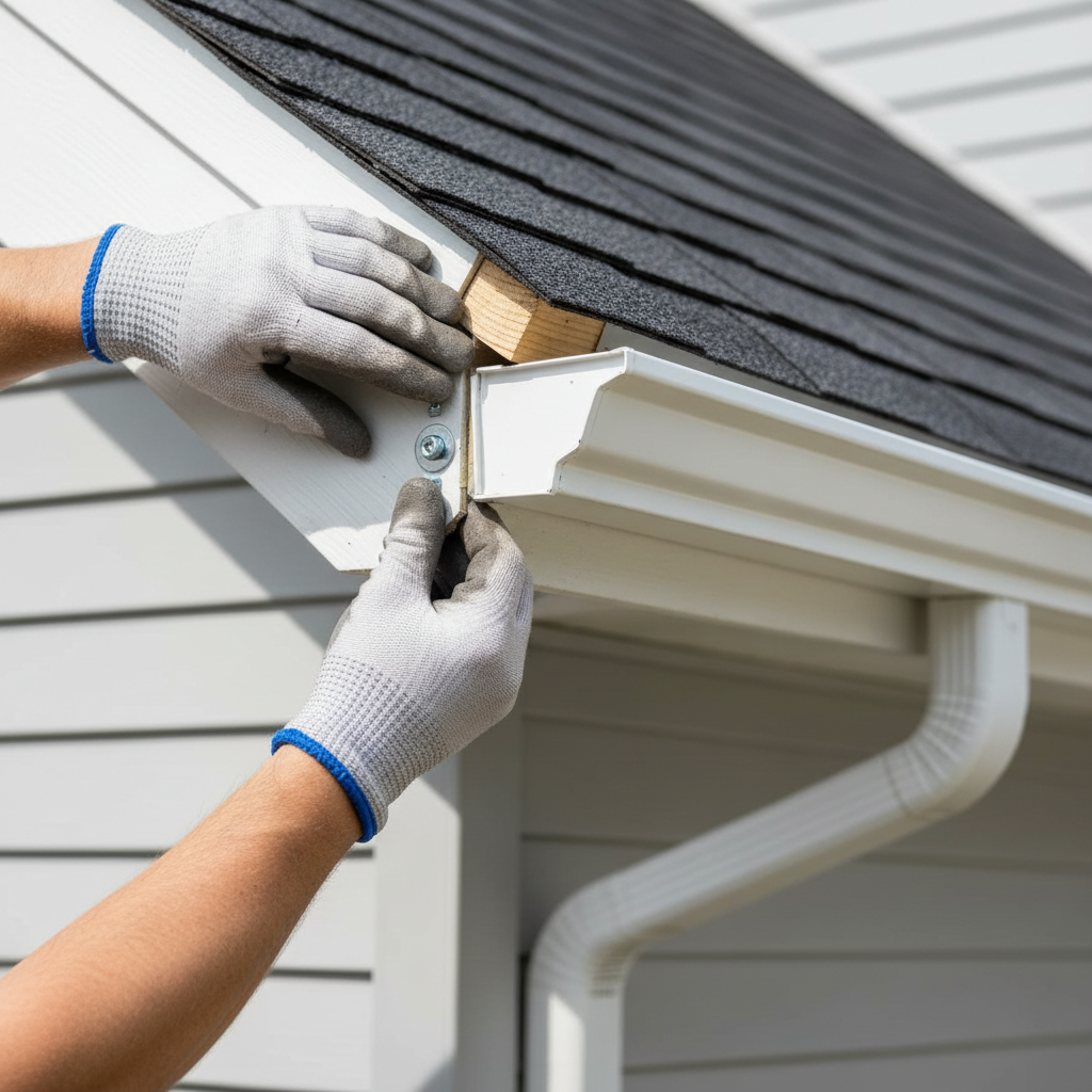 downspout installation