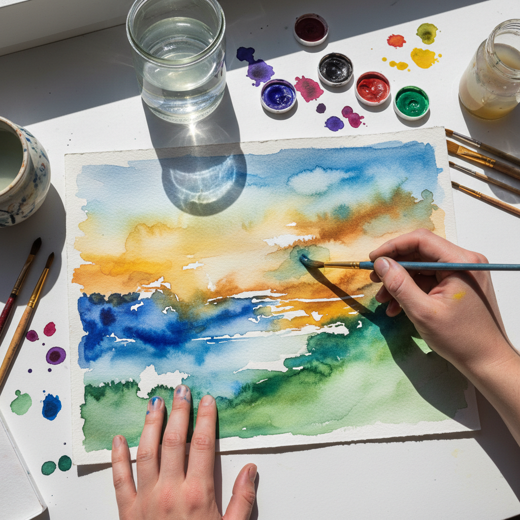 watercolor painting