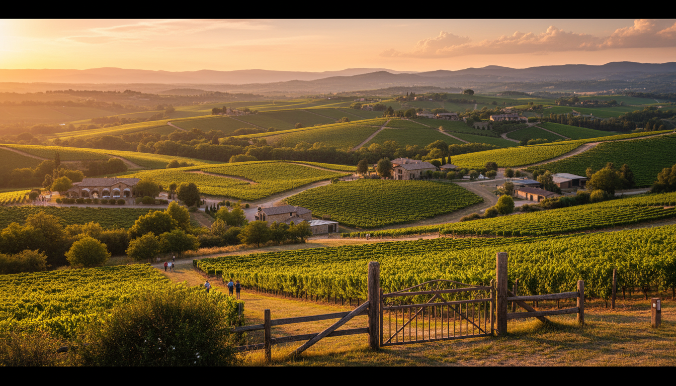 vineyards landscape