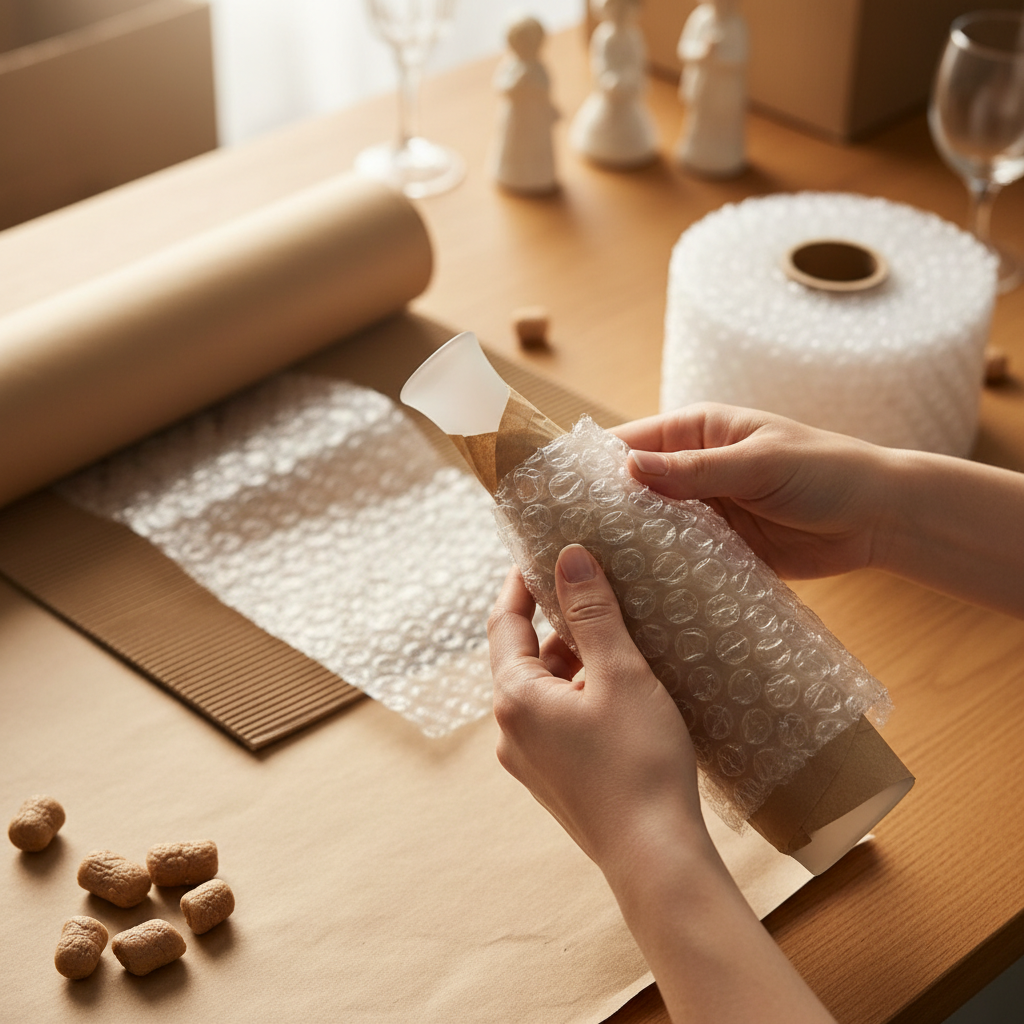 fragile items packing