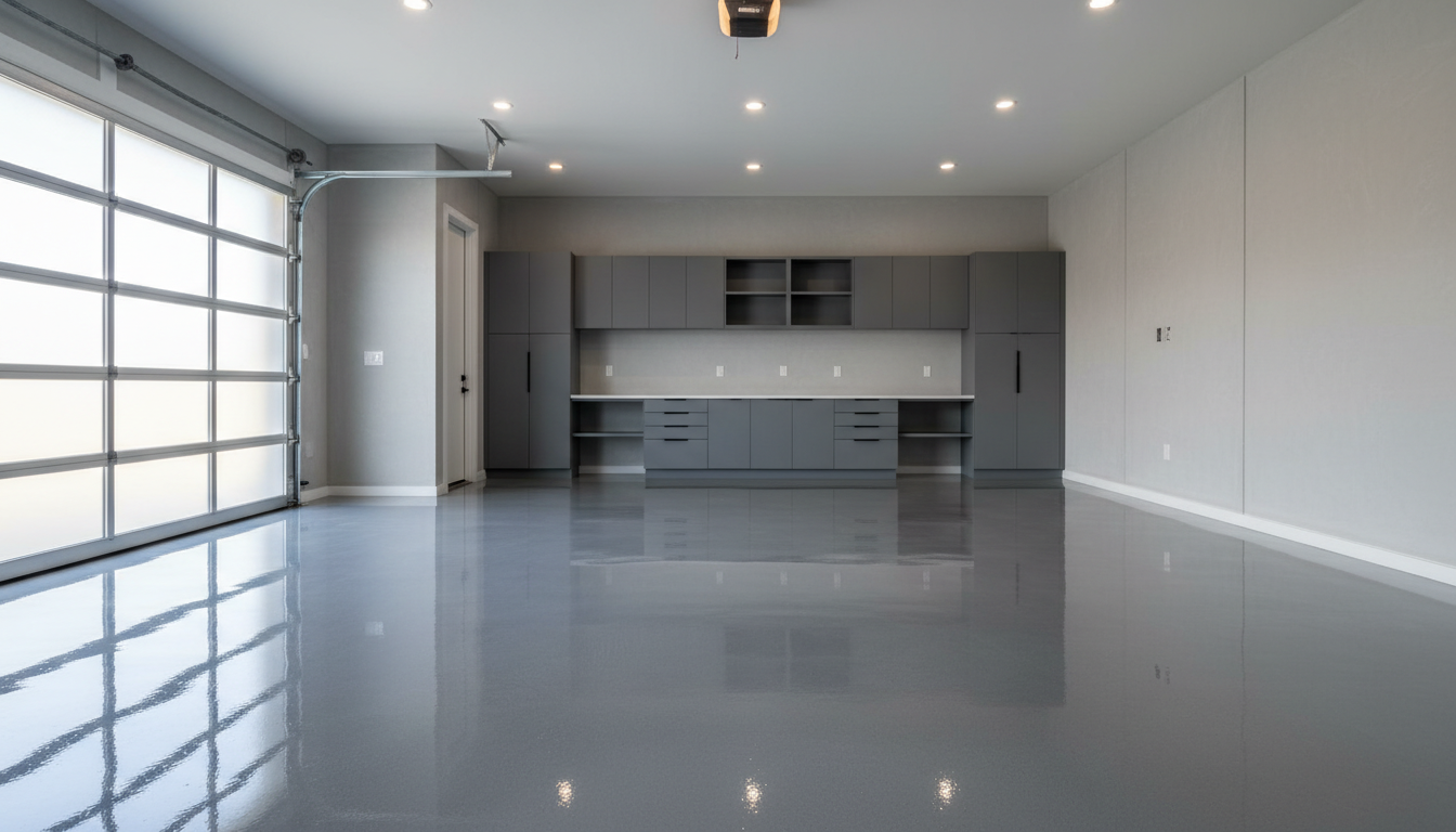 clean garage floor