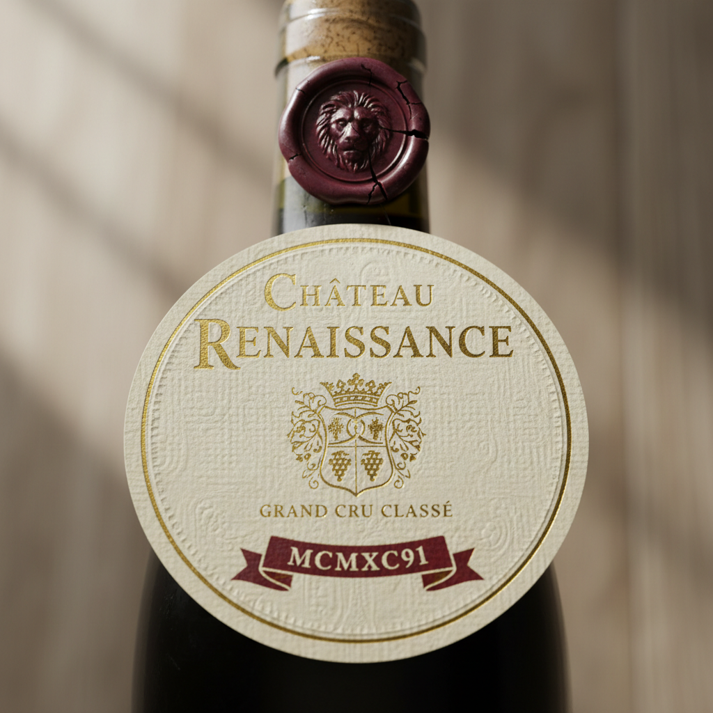 wine label