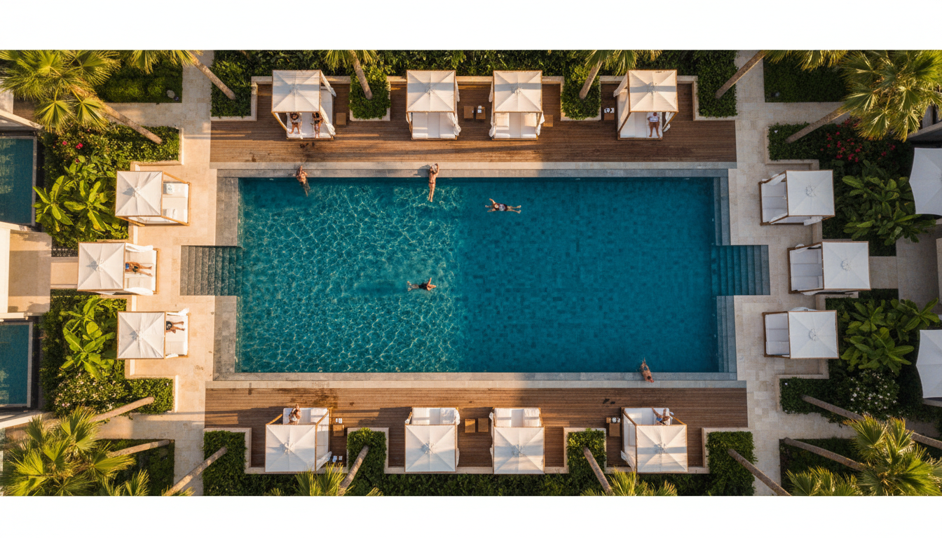 Ocho Rios is the perfect blend of natural beauty and resort comfort. Lush tropical gardens with a small waterfall inside a luxury Jamaican resort property.