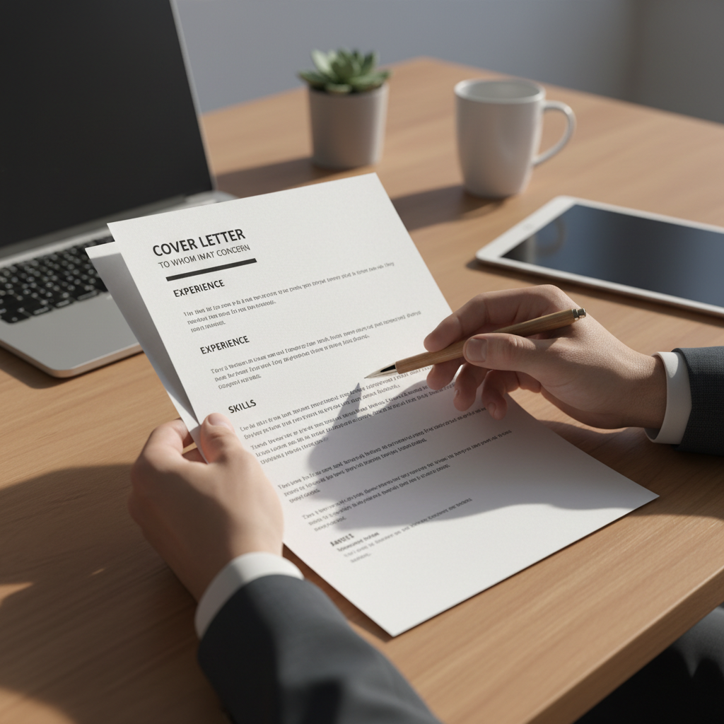 writing cover letter