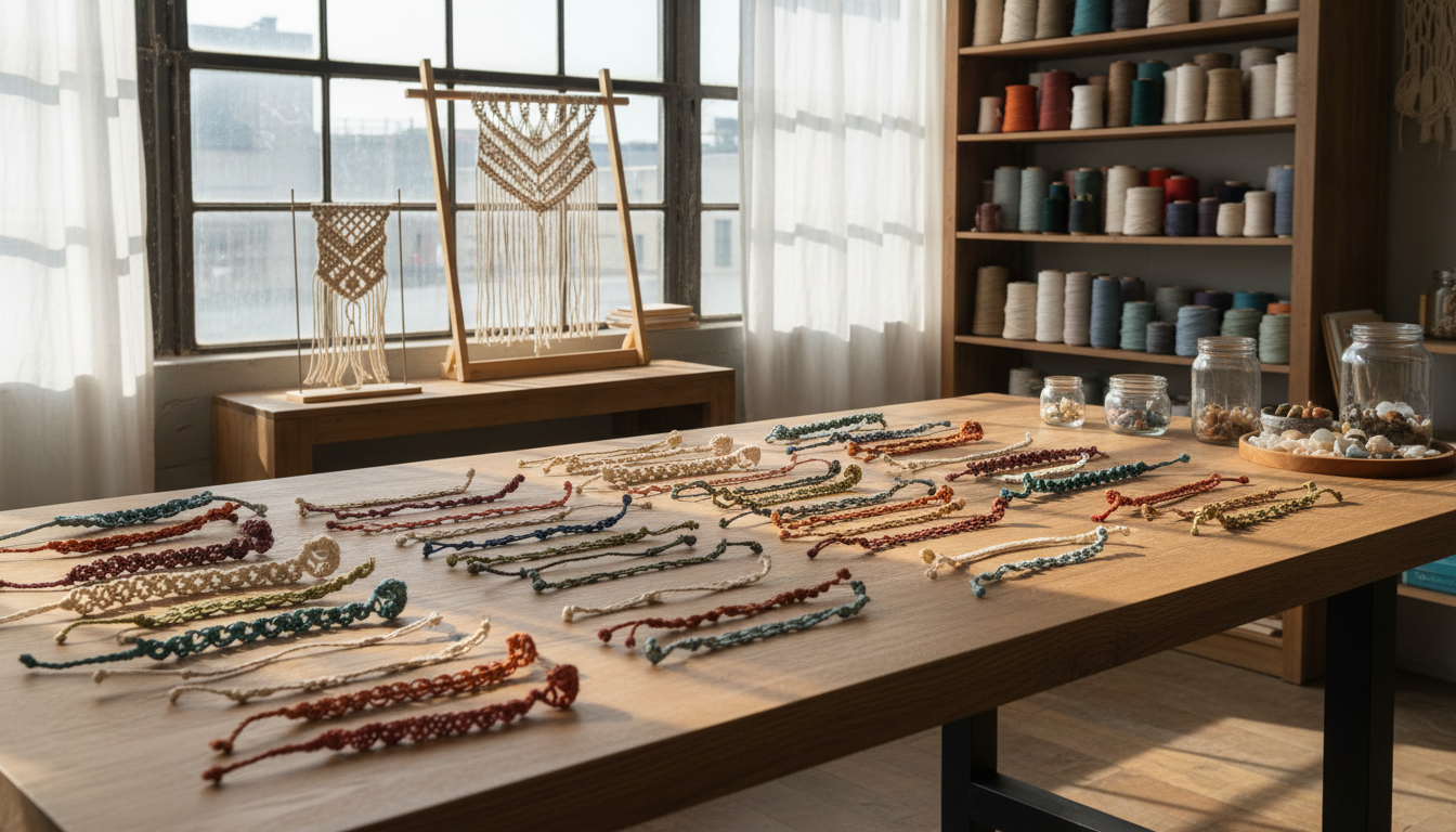 macramé wall hanging