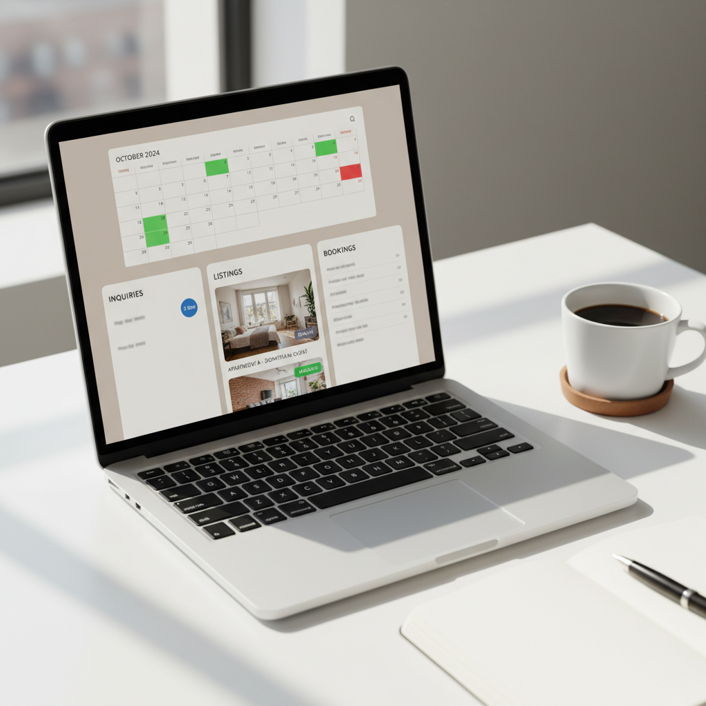 Gestión online del calendario y las reservas de apartamentos turísticos