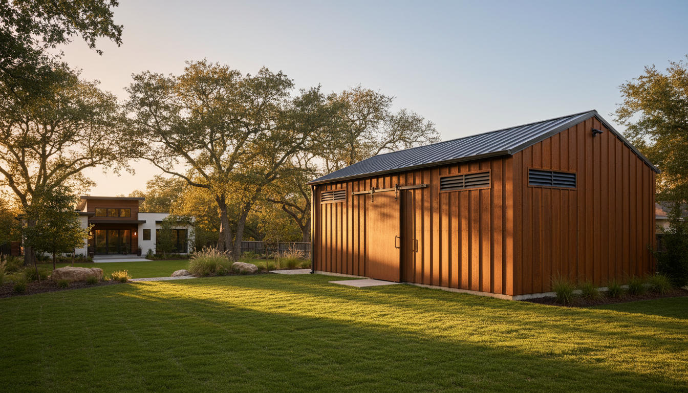 metal plastic wood sheds