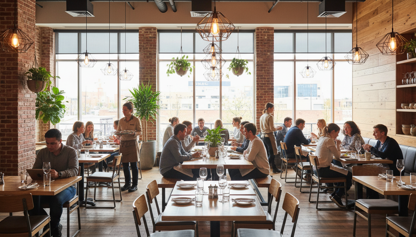 clean dining area
