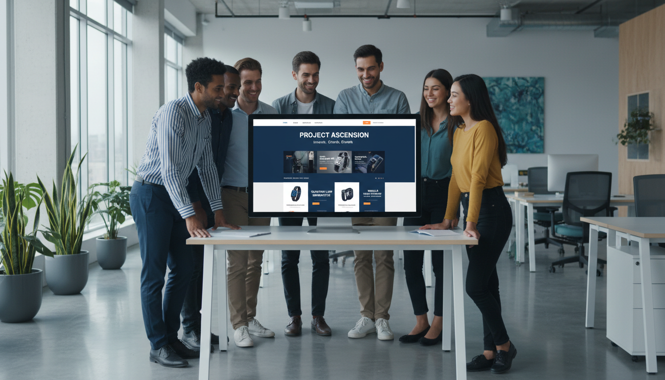 corporate website launch