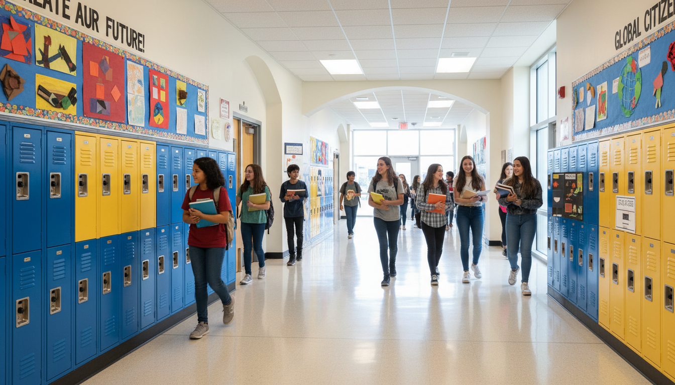 school hallway
