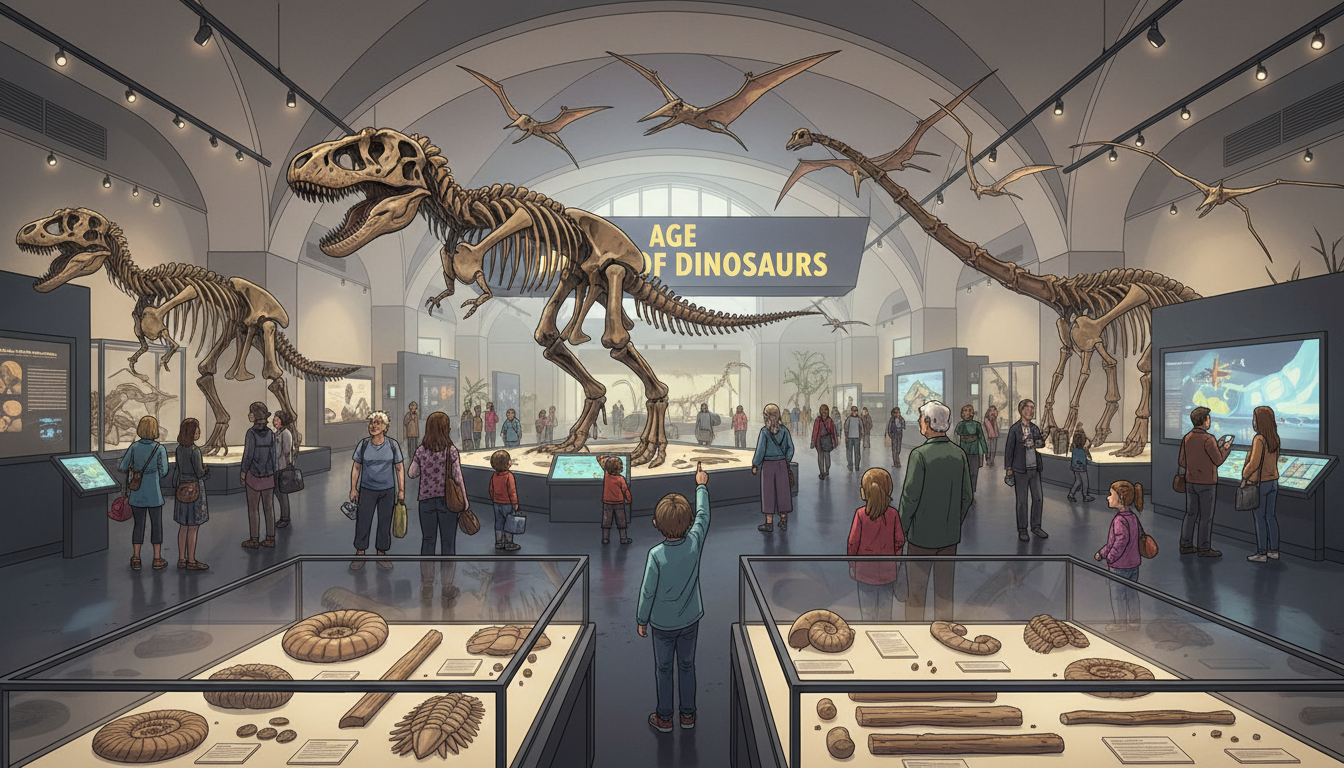 dinosaur exhibit