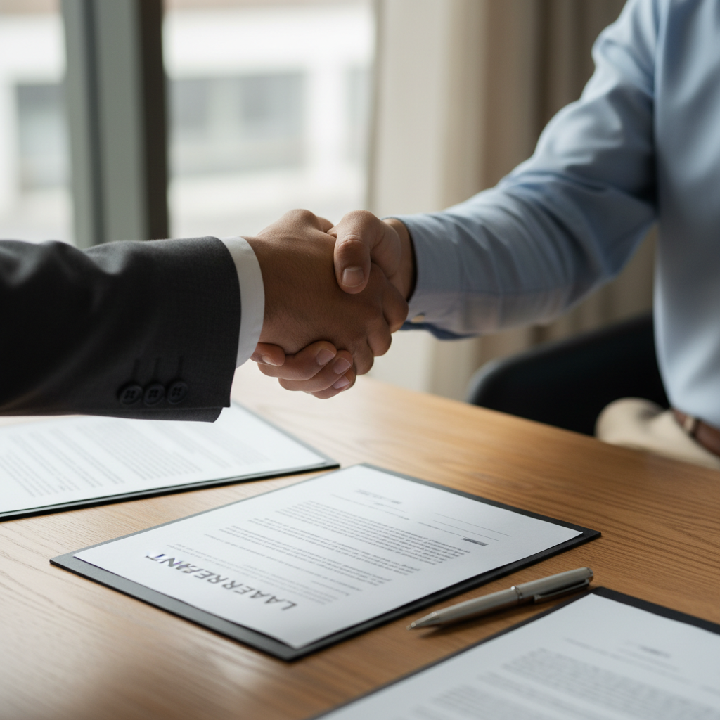 signing contract