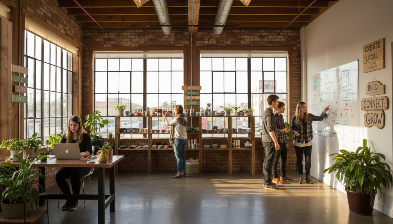 entrepreneur workspace
