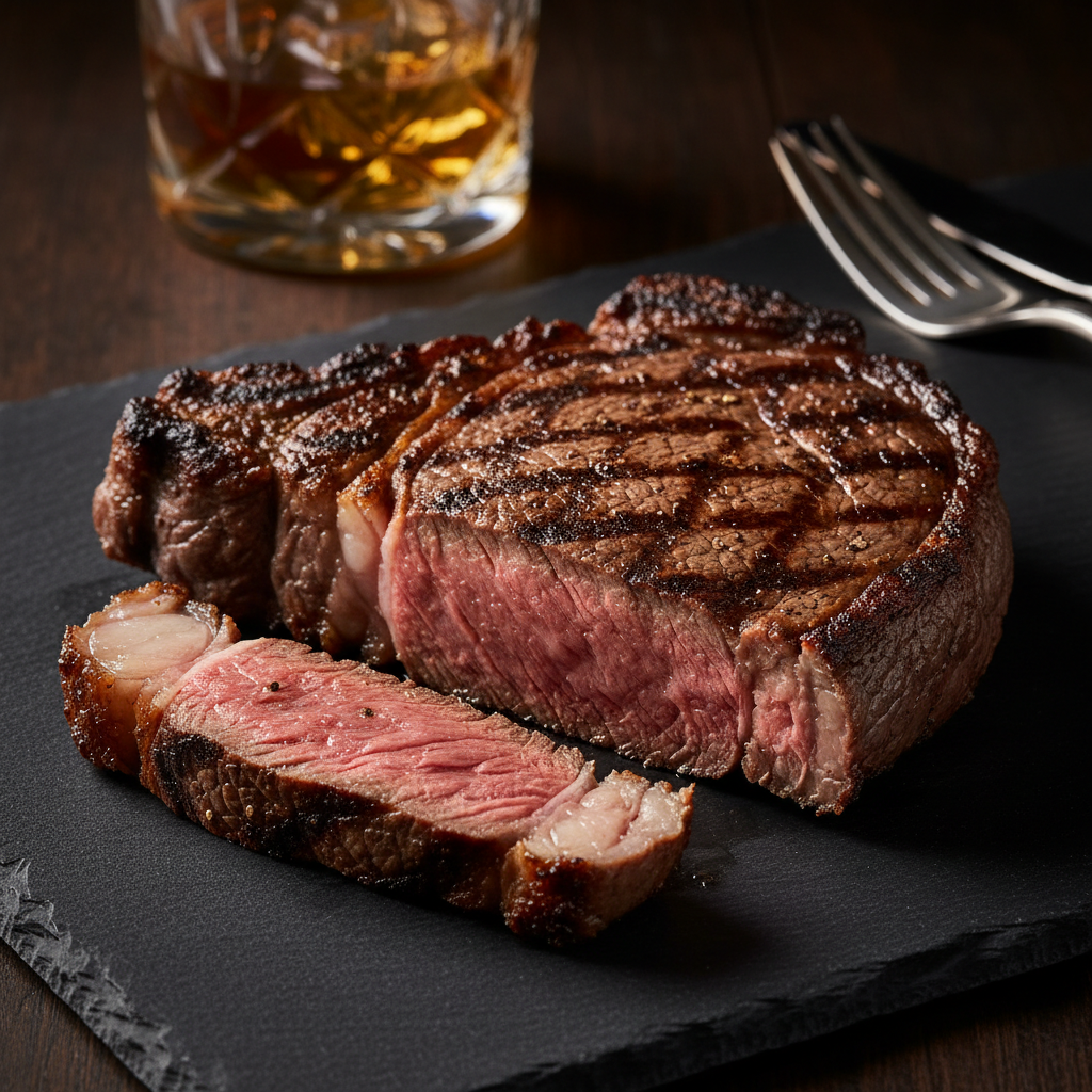 red wine steak