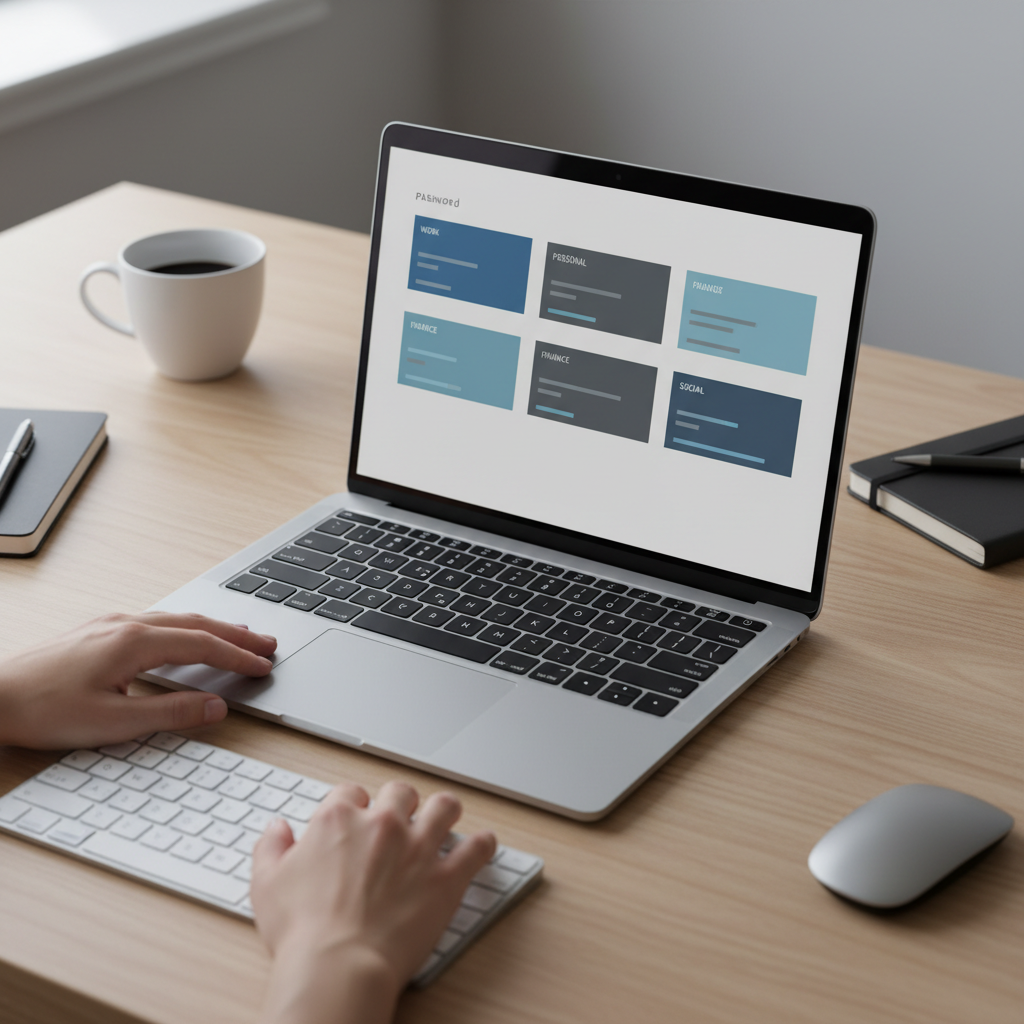 password manager interface