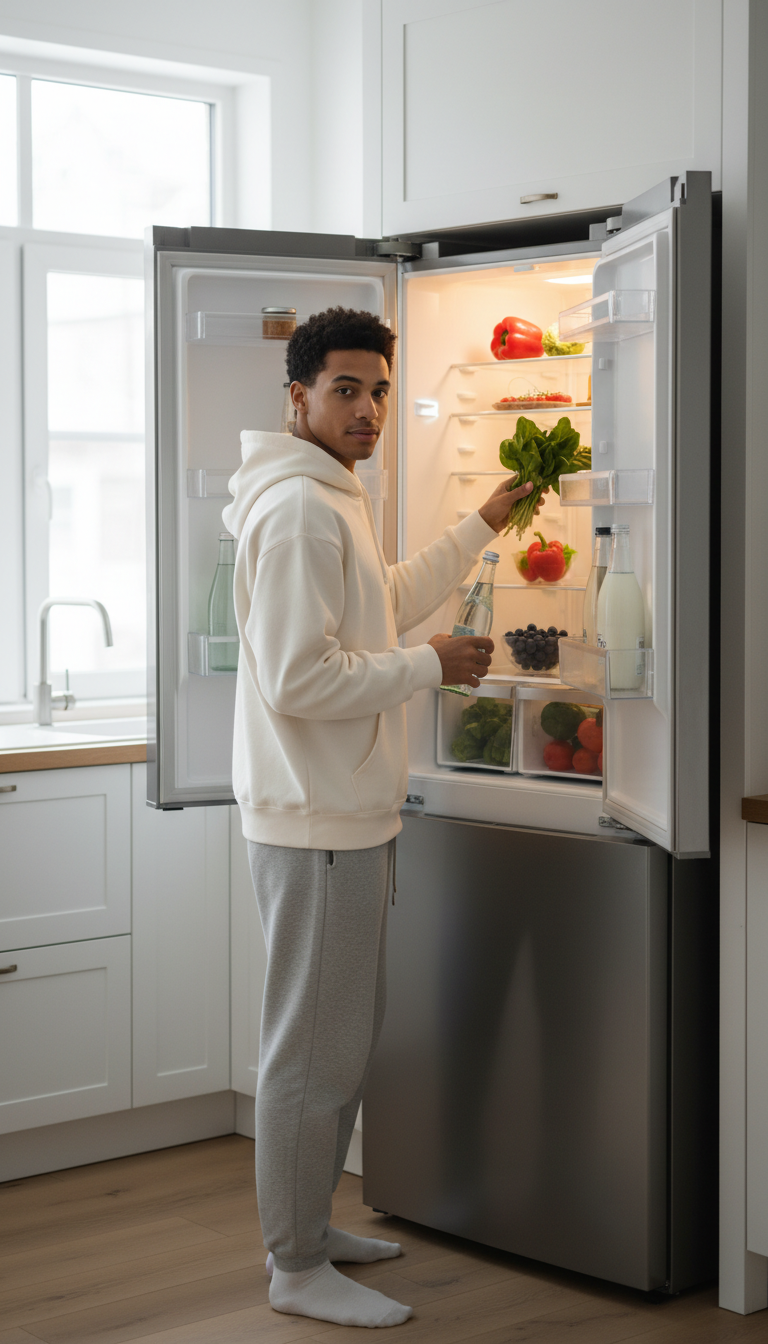refrigerator kitchen