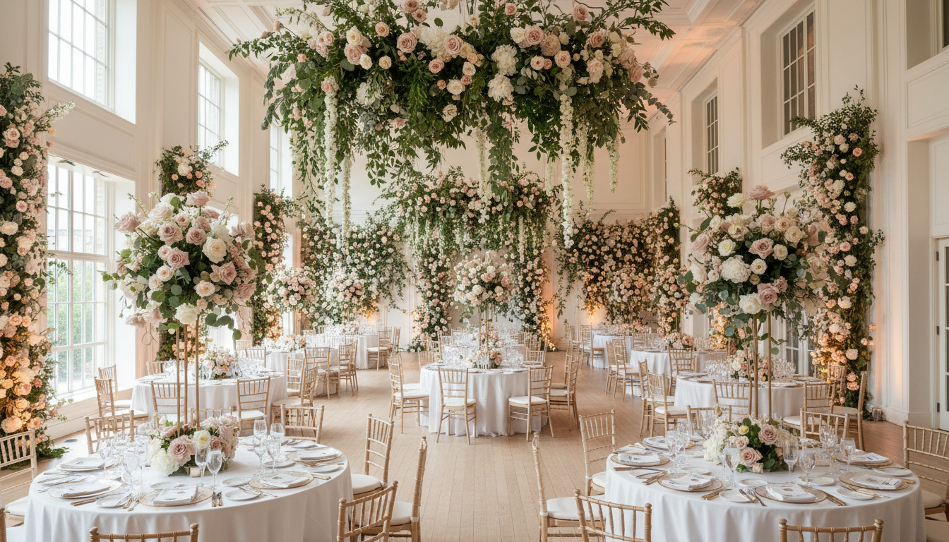wedding reception flowers