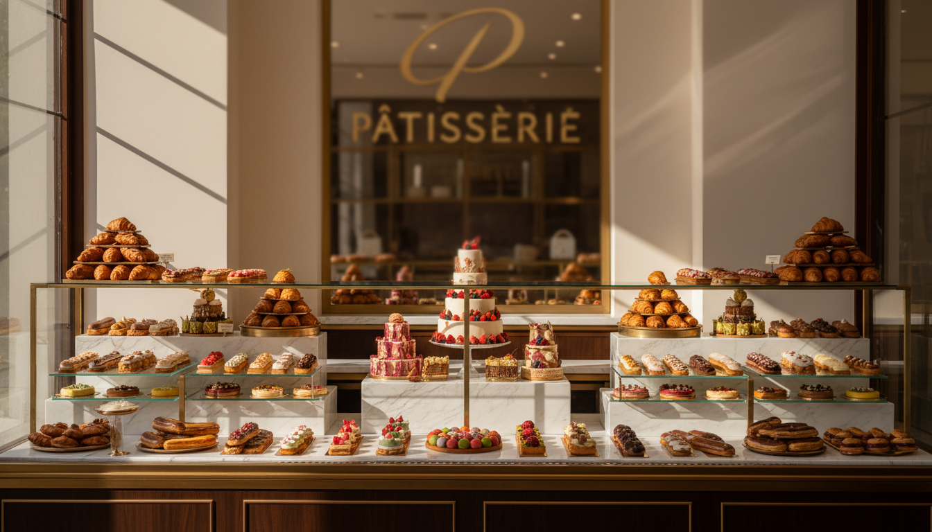 decorated pastries