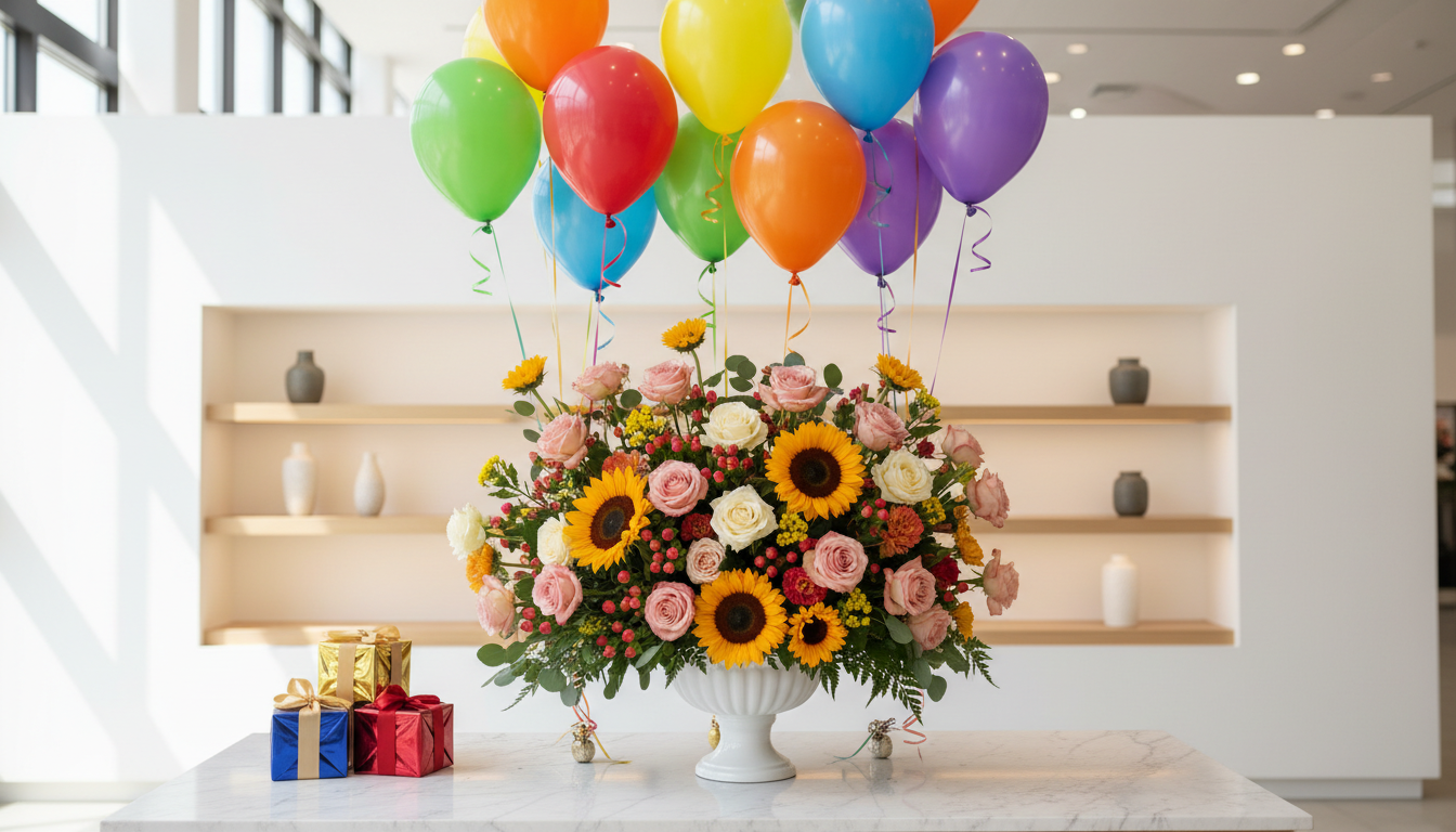 colorful flowers