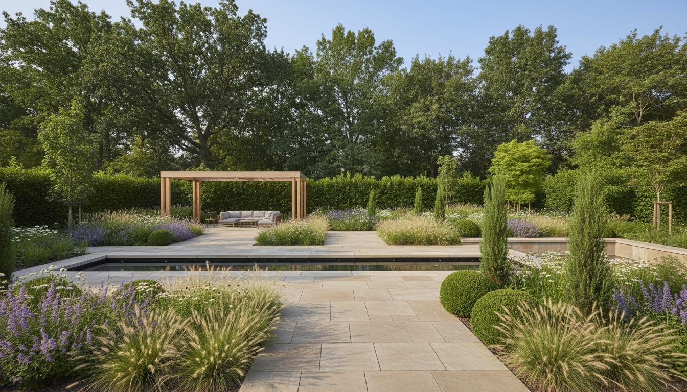terraced garden