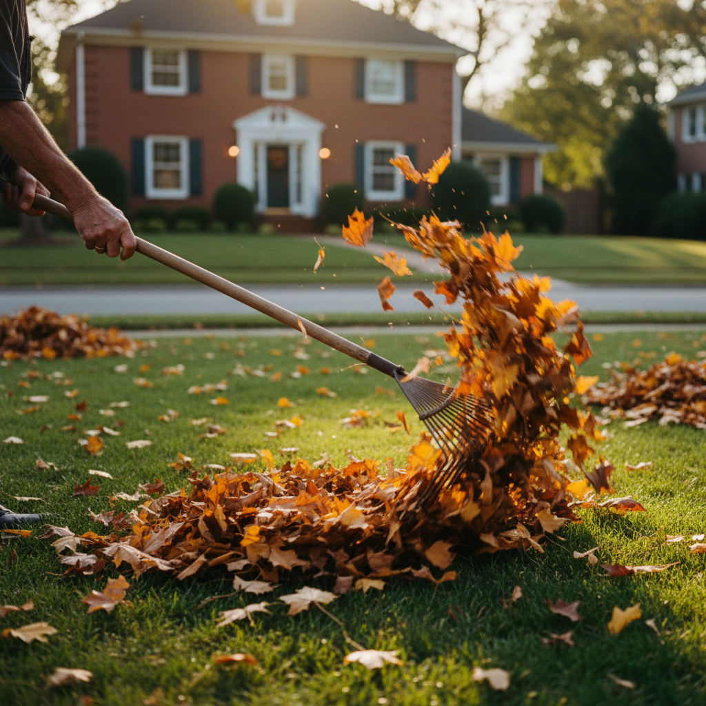 leaf raking