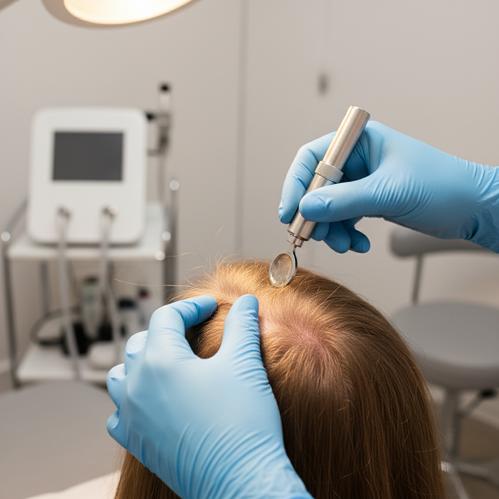 woman hair transplant